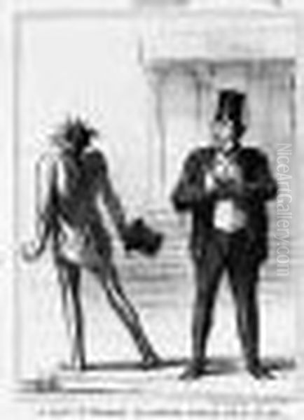 [bourse]. Voila Un Inventeur De Fusils A Aiguille... (actualites, Pl. 96). 1867. - view 1