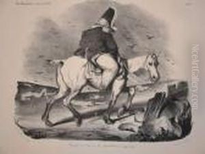 Voyage A Travers Les Populations Impressees by Honore Daumier