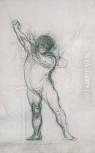 Saltimbanque A La Parade by Honore Daumier