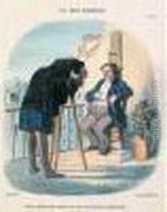 Les Bons Bourgeois, Pl. 49. 1847. by Honore Daumier