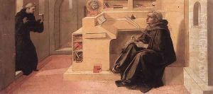Vision of St Augustine c. 1438 by Fra Filippo Lippi
