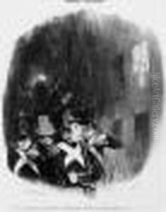 Emotions Parisiennes, Pl. 9. 1839 by Honore Daumier