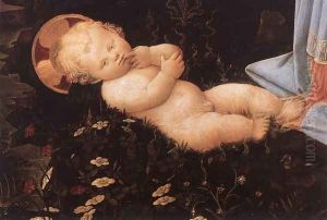 Madonna in the Forest (detail) c. 1460 by Fra Filippo Lippi