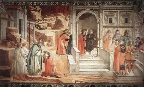Disputation in the Synagogue 1452-65 - view 1