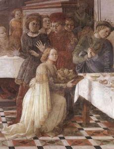 Herod's Banquet (detail-2) 1452-65