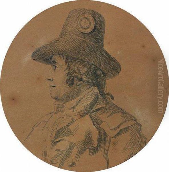 Portrait D'un Revolutionnaire De Profil A Gauche - view 1