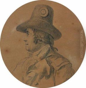 Portrait D'un Revolutionnaire De Profil A Gauche by Jacques Louis David
