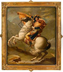 Napoleon Crossing The Alps by Jacques Louis David