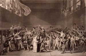 The Oath Of The Tennis Court by Jacques Louis David