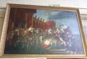 The Distribution Of The Eagle Standards by Jacques Louis David