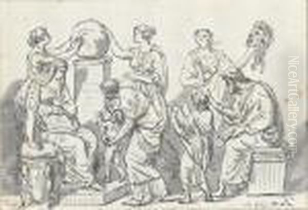 L'enfance, D'apres L'antique - view 1