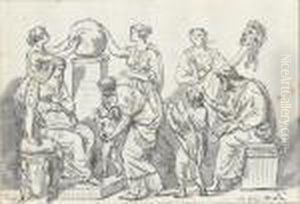 L'enfance, D'apres L'antique by Jacques Louis David