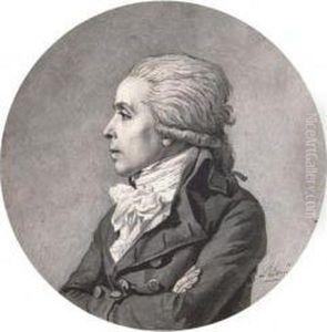 Portrait D'homme De Profil by Jacques Louis David