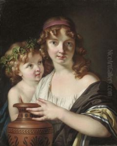 A Greek Idyll by Jacques Louis David