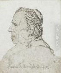 Pope Pius Vii, In Profile, Bust Length by Jacques Louis David