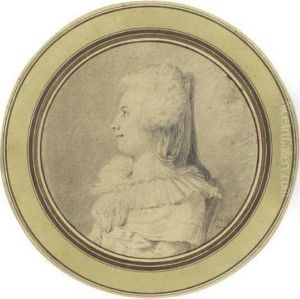 Portrait De Charlotte-constance Lemot, Nee Pecoul by Jacques Louis David