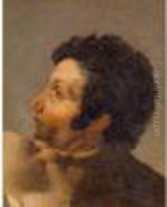 Etude De Tete by Jacques Louis David
