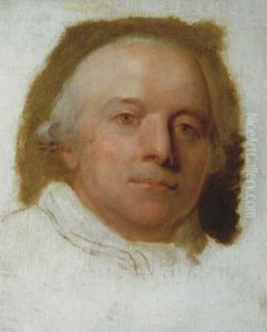 Portrait Of A Gentleman, A Study by Jacques Louis David