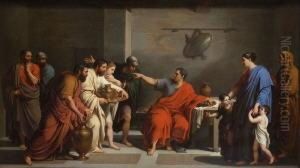 Marcus Curius Dentatus Weist Die
Geschenke Der Samniter Zuruck by Jacques Louis David