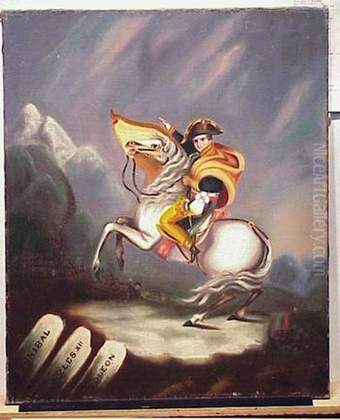 Napoleon Crossing The Alps - view 1
