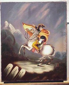 Napoleon Crossing The Alps by Jacques Louis David