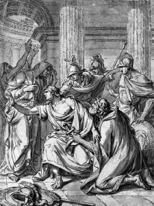 Paris Refusing To Go To War by Jacques Louis David