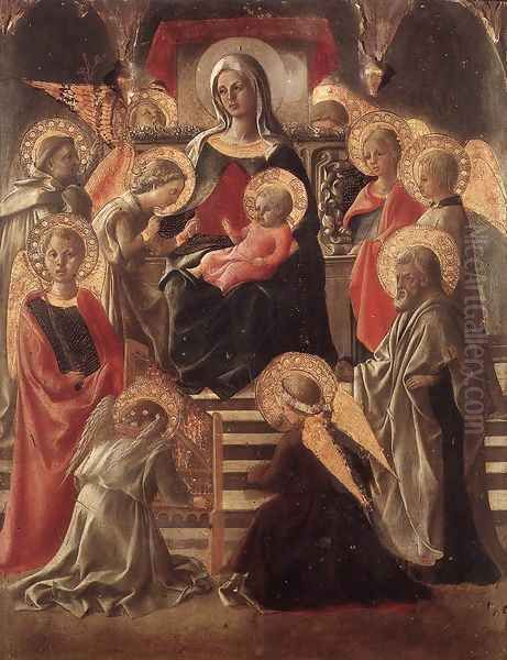 Madonna and Child Enthroned with Saints - view 1