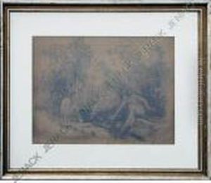 Bathersby A Stream by Arthur Bowen Davies