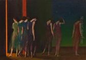 Isadora Duncan Dancers by Arthur Bowen Davies