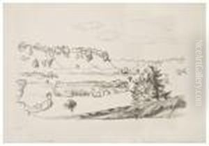 Landscape by Arthur Bowen Davies
