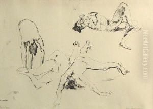 Men In Agony by Arthur Bowen Davies