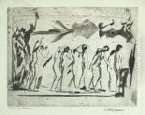 Mirror Of Illusion. by Arthur Bowen Davies