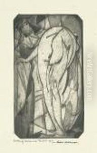 Bathing Woman And Servant by Arthur Bowen Davies