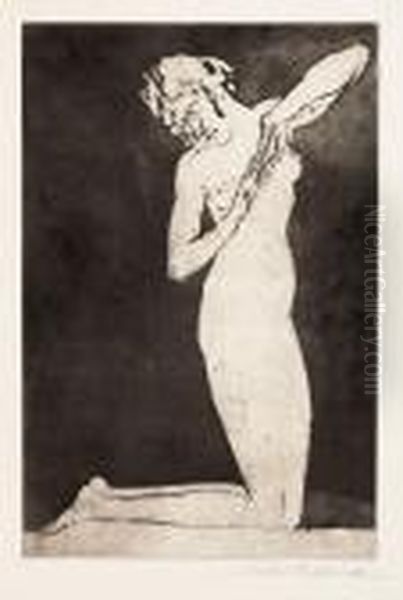 Kneeling Figure - view 1