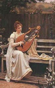 Con Amore by Edmund Blair Blair Leighton