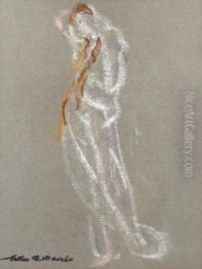Female Figure Study by Arthur Bowen Davies