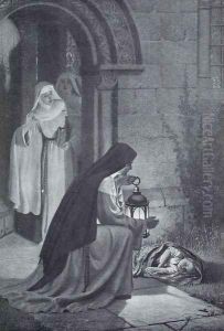 A Foundling by Edmund Blair Blair Leighton