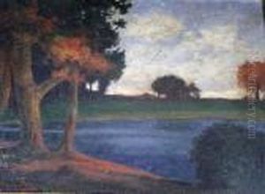 Falllandscape Along River
