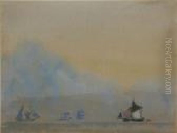 Sailboats On The Mediterranean - view 1