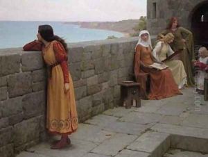 The Hostage by Edmund Blair Blair Leighton