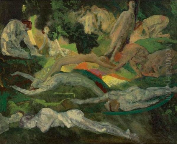 Figures In A Landscape - view 1