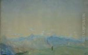 Italian Hills by Arthur Bowen Davies