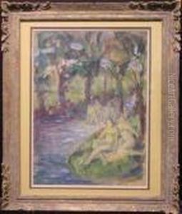Bathers By A River by Arthur Bowen Davies