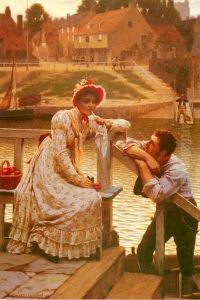 Courtship by Edmund Blair Blair Leighton