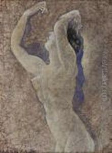 Dancer With Black Hair by Arthur Bowen Davies