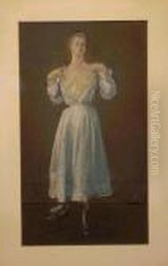 Young Woman In White by Arthur Bowen Davies