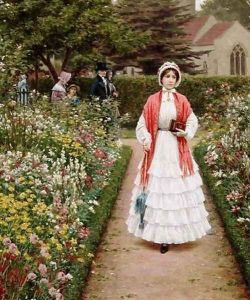 After Service by Edmund Blair Blair Leighton