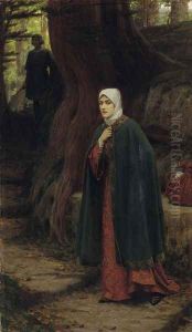 Forest Tryst by Edmund Blair Blair Leighton