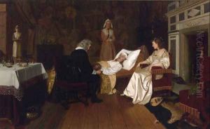 Witness My Act and Seal by Edmund Blair Blair Leighton