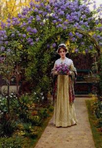 Lilac by Edmund Blair Blair Leighton